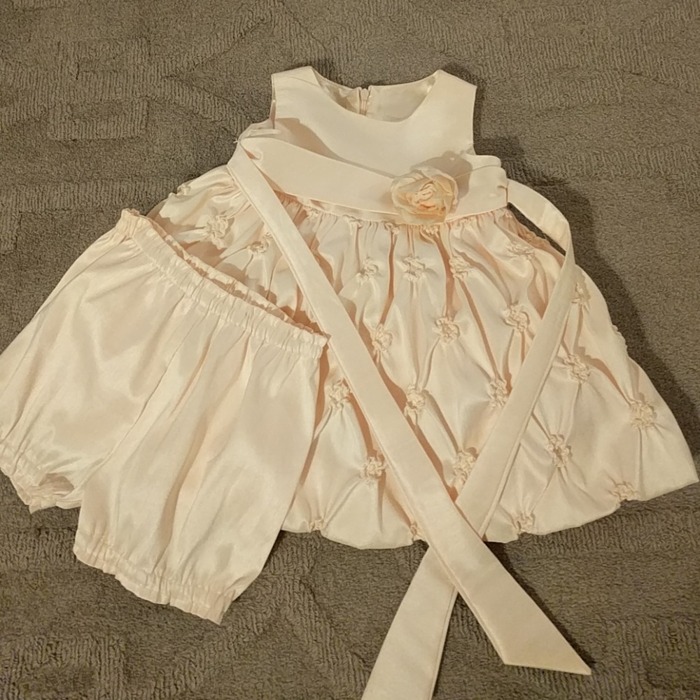 ❤18M Adorable Light Pink Baby Girl Formal Dress ❤